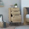 Tuhome Augusta Light Dresser, Hairpin Legs, Superior Top, Three Drawers, Light Oak CLD7038 - alternate 1